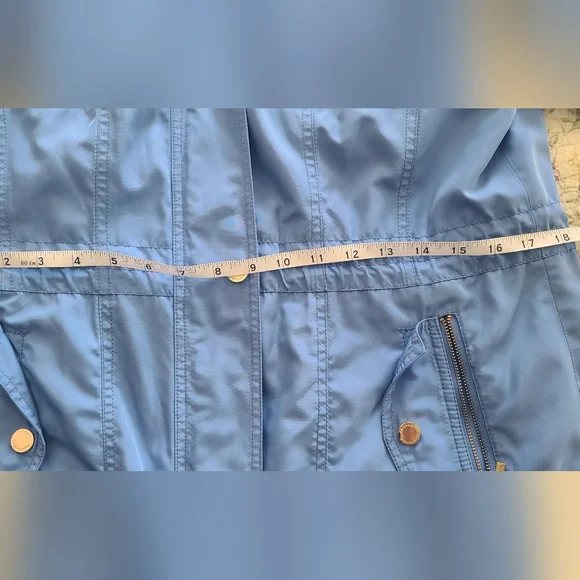 Michael Kors Sky Blue Utility Jacket - Picture 2 of 8